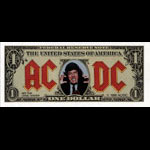 AC/DC In Rock We Trust Promotional Dollar Bill Flyer