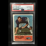 1962 Fleer Billy Shaw #16 Signed PSA/DNA Autographed Football Card