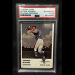 1961 Fleer George Blanda #166 Signed PSA/DNA Autographed Football Card