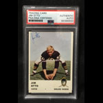 1961 Fleer Jim Otto #165 Signed PSA Autographed Football Card