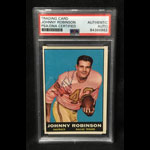 1961 Topps Johnny Robinson #139 PSA/DNA Signed Autographed Football Card