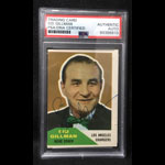 1960 Fleer Football Sid Gillman #7 Signed PSA/DNA Autographed Football Card