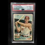 1957 Topps Ted Kluszewski #165 Signed PSA Autographed Baseball Card