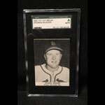 1947 Tip Top Bread Baseball Card George Munger Graded Baseball Card