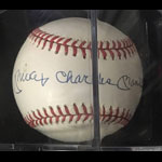 Mickey Charles Mantle PSA DNA Autographed Baseball