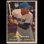 1957 Topps Ernie Banks #55 Baseball Card