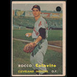1957 Topps Rocco Colavito #212 Baseball Card