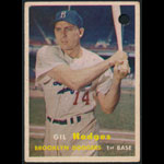 1957 Topps Gil Hodges #80 Baseball Card