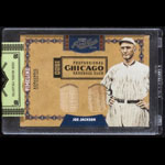 2008 Playoff Prime Cuts Shoeless Joe Jackson Relic Baseball Card