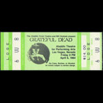 Grateful Dead Ticket Stub