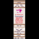 Grateful Dead Ticket
