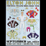 Flynn Prejean Elton John Farewell Yellow Brick Road Tour Poster