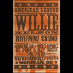 Franks Bros. Sales / Hatch Show Print Willie Nelson Poster