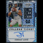 2020 Panini Prizm Optic Jordan Love Autographed Football Card