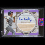 2022 Topps Don Mattingly Signed Relic Autographed Baseball Card