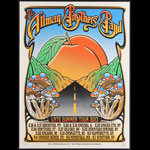 John Warner Allman Brothers Summer Tour 2013 Poster