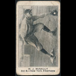 M.J. McNally 1921 American Caramel E121 Series of 80 Baseball Card