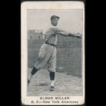 Elmer Miller 1922 American Caramel E121 Series of 120 Baseball Card