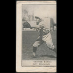 George Burns 1921 National Caramel E220 Series of 120 Baseball Card