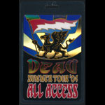 The Dead 2004 Summer Tour Crew Pass Laminate