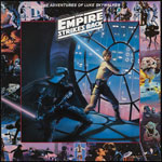 Star Wars Empire Strikes Back Adventures of Luke Skywalker Cardboard Record Store Promo Poster