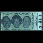 Frank Sinatra Count Basie Ella Fitzgerald 1975 Chicago Stadium Concert Ticket