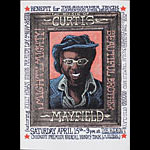 Jon Langford Curtis Mayfield Poster