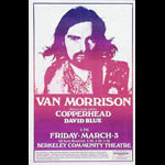 Van Morrison Berkeley Handbill