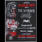 Denver Black Sky 2015 - Pig Destroyer Poster