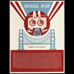 Noise Pop 25th Anniversary Poster