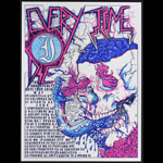 Jordan Buckley Every Time I Die Unheavenly Skye Tour Poster