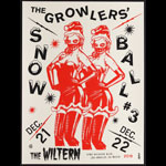 Lizzie Nanut The Growlers' Snow Ball No. 3 Red Poster