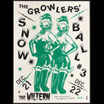 Lizzie Nanut The Growlers' Snow Ball No. 3 Green Poster