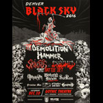Justin Lascelle Denver Black Sky 2016 - Demolition Hammer Poster