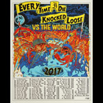 Jordan Buckley Every Time I Die and Knocked Loose Vs. The World Tour Poster