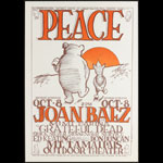 Stanley Mouse Peace - Joan Baez - Grateful Dead Poster