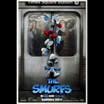 The Smurfs 3D Advance Promotional  Mini Movie Poster