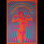 Victor Moscoso NR # 2-2 The Miller Blues Band Neon Rose NR2 Poster