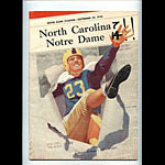 1950 Notre Dame vs North Carolina College Football Program