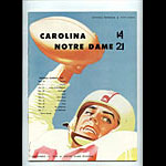 1956 Notre Dame vs Carolina College Football Program