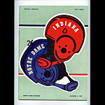 1957 Notre Dame vs Indiana College Football Program