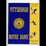 1957 Notre Dame vs Pittsburgh College Football Program