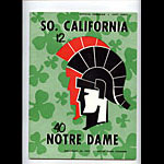 1957 Notre Dame vs USC College Football Program