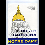 1959 Notre Dame vs North Carolina College Football Program