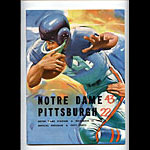 1962 Notre Dame vs Pittsburgh College Football Program