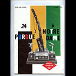 1962 Notre Dame vs Purdue College Football Program