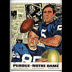 1968 Notre Dame vs Purdue College Football Program