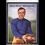 1981 Notre Dame vs Michigan State College Football Program