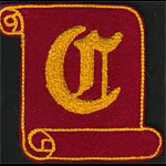 C Scroll Logo Patch