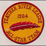 Feather River League Baseball 1964 All-Star Team Patch